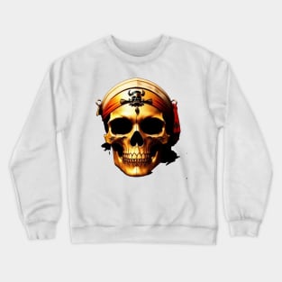 Just a Golden Pirate Scull Crewneck Sweatshirt